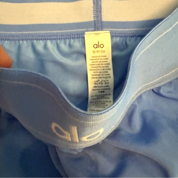 NWT ALO YOGA Match point skirt Crystal clear blue - Picture 6 of 7